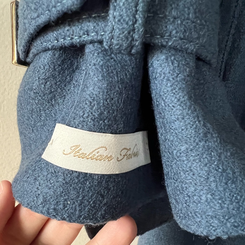 Ted Baker Blue Trench Coat - Picture 6 of 6